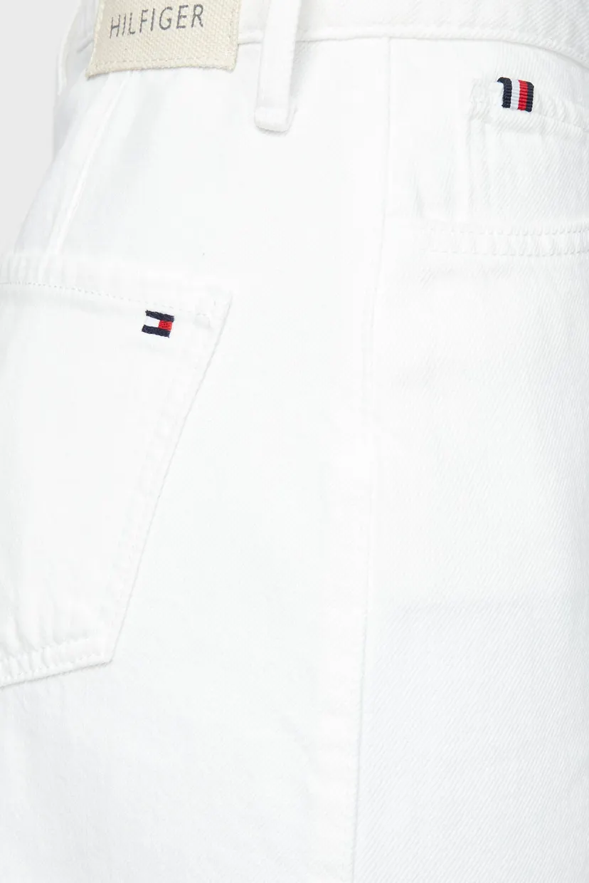 Женская белая джинсовая юбка DNM SKIRT HW KNEE OFF WHITE CIRC 3