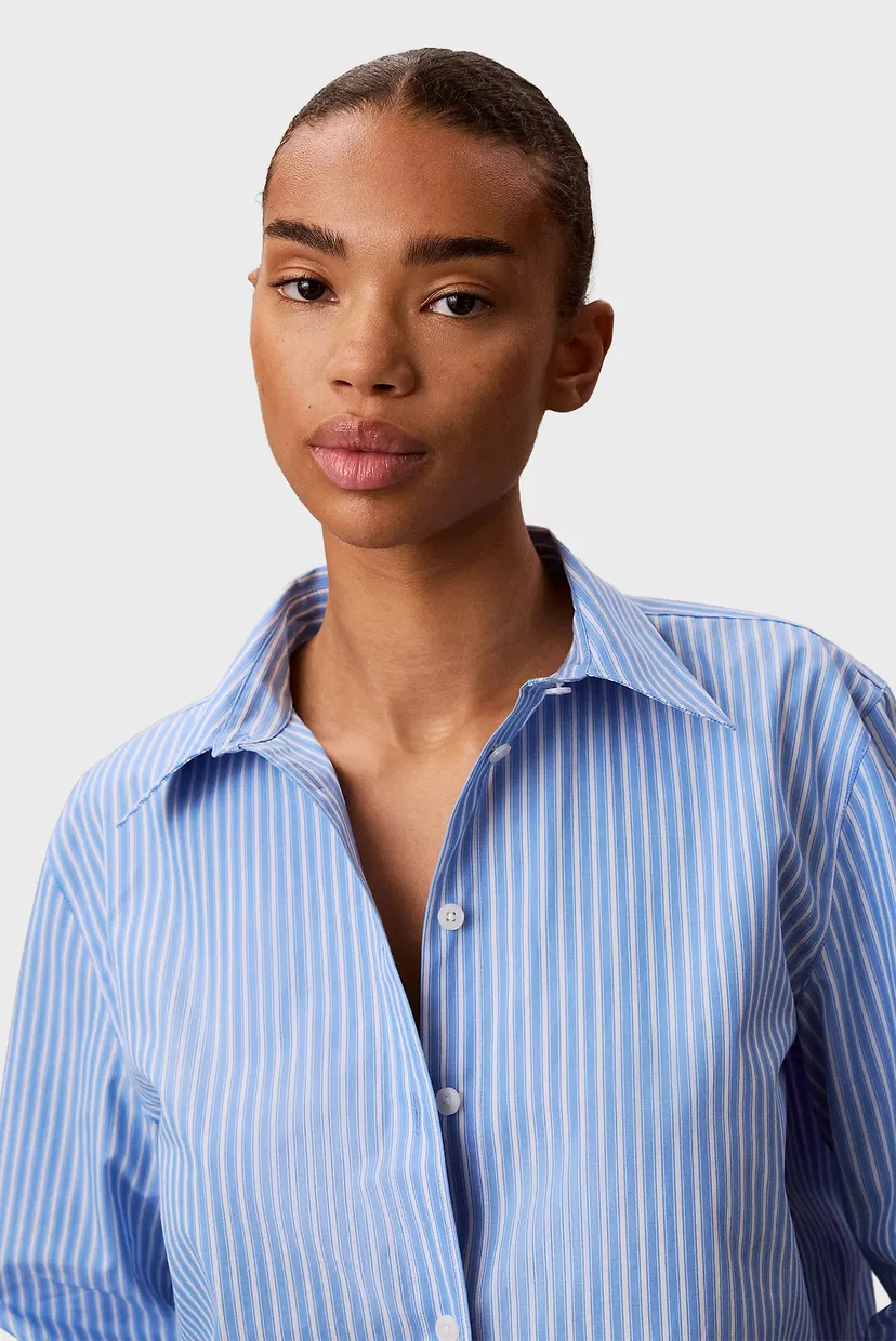 Рубашка/YARNDYE COTTON POPLIN REGULAR SH 4