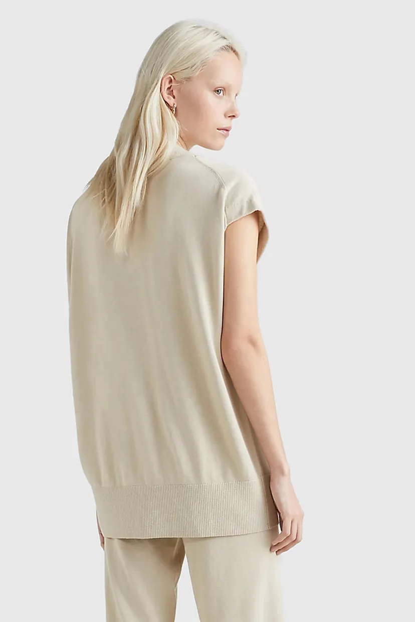 Свитер RELAXED V-NK TUNIC 3