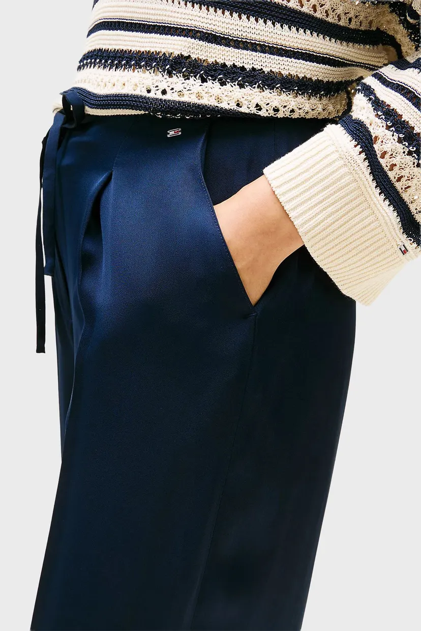 Штаны/SATEEN TIE RLXD STRAIGHT PANTS 4