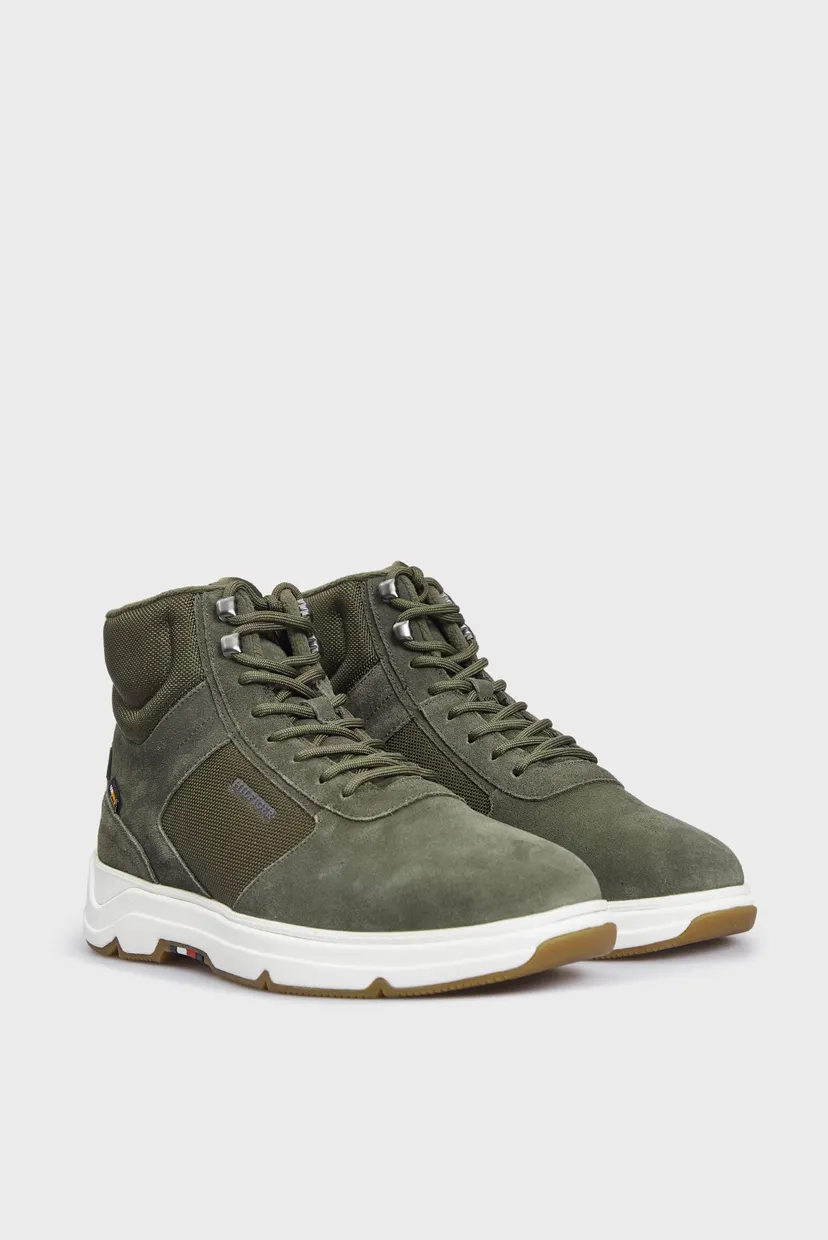 Мужские оливковые замшевые хайтопы CORE W MIX CORDURA HYBRID BOOT 3
