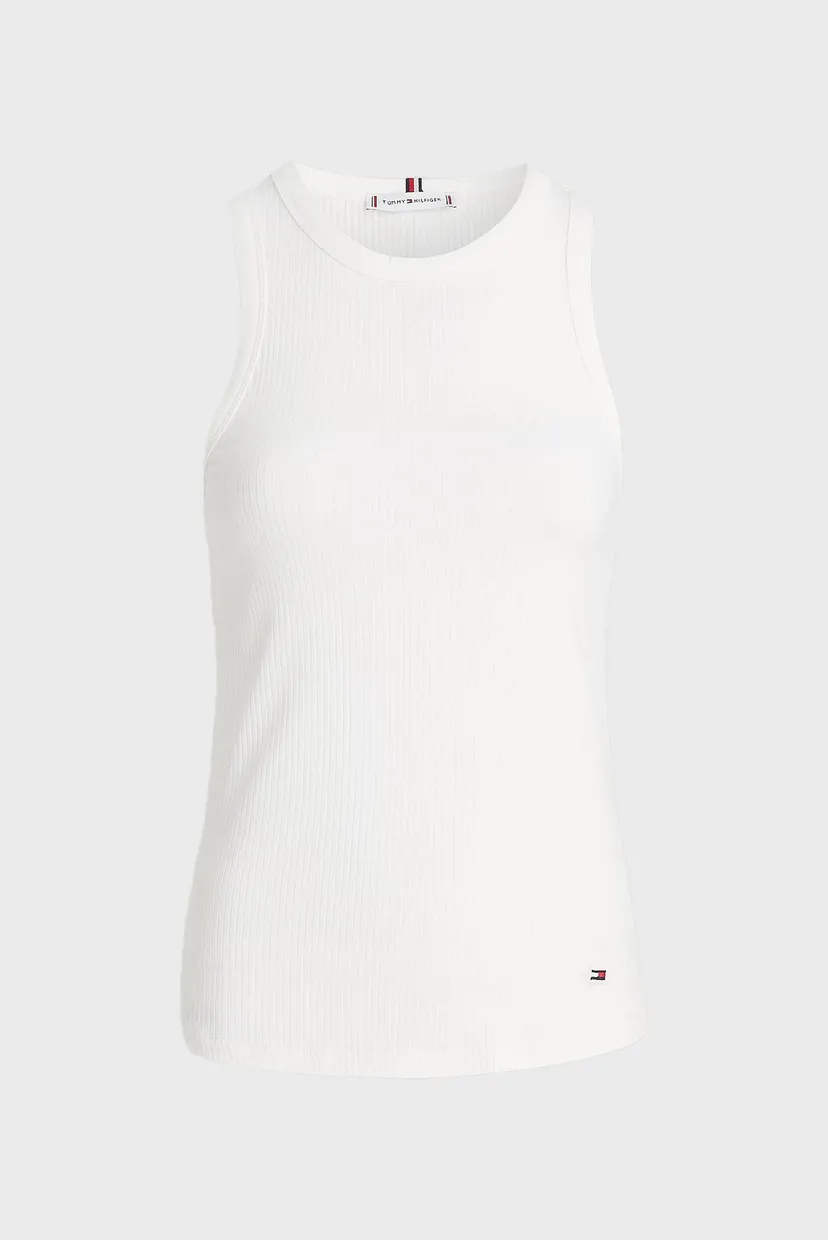 Женская белая майка SLIM 5X2 RIB TANK TOP NS 5