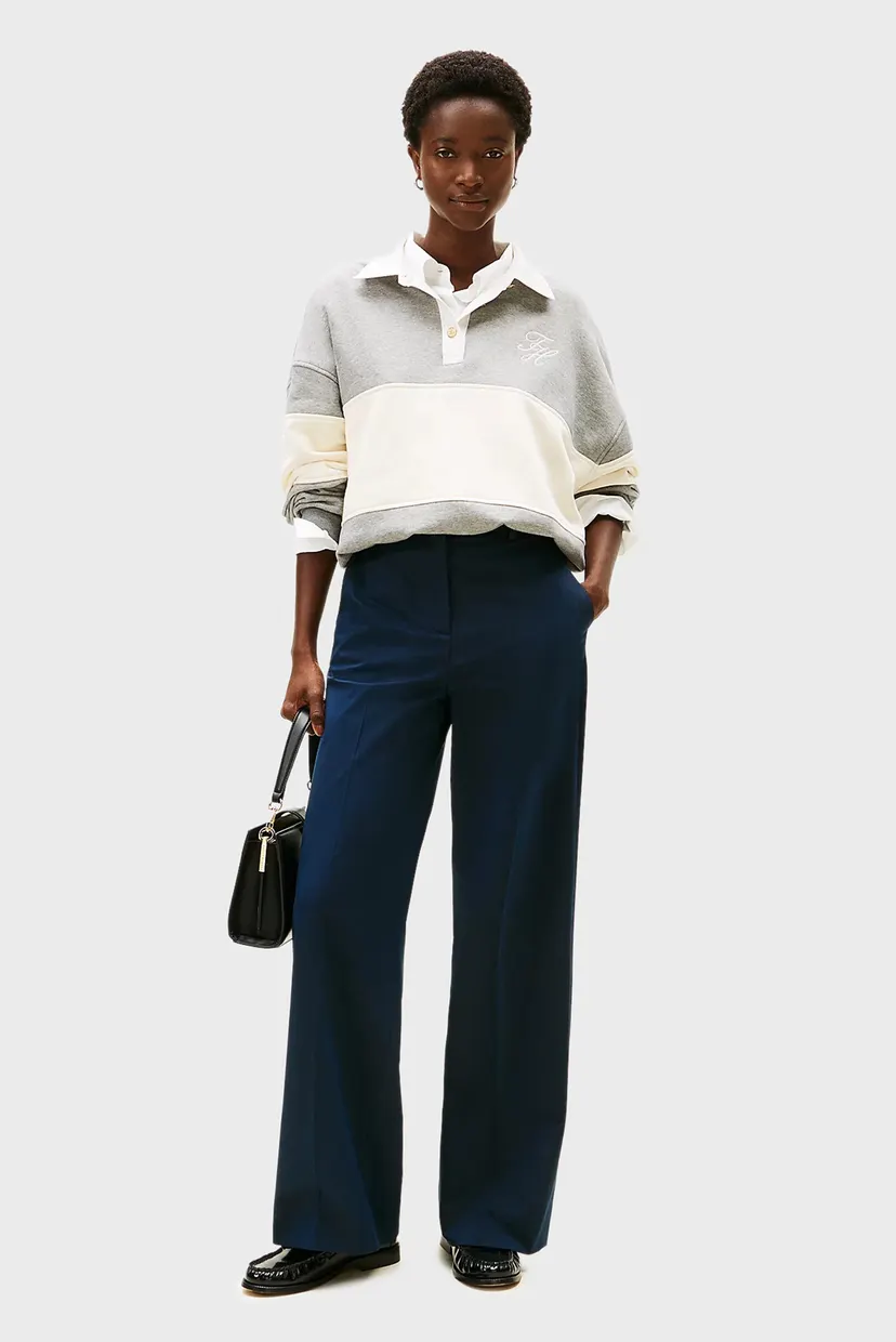 Штаны COTTON WIDE LEG PANT 5