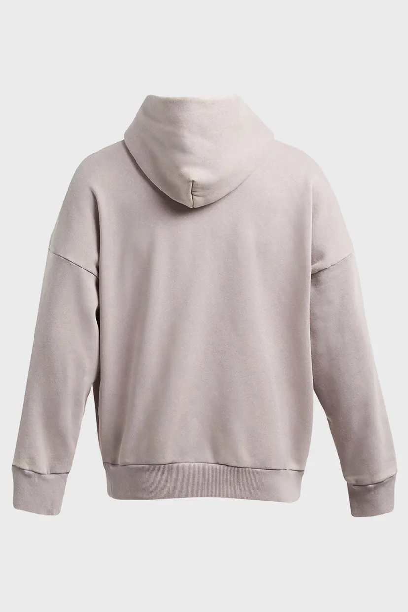 Мужское серое худи UA Icon HWT Flc Wash OS Hood 6