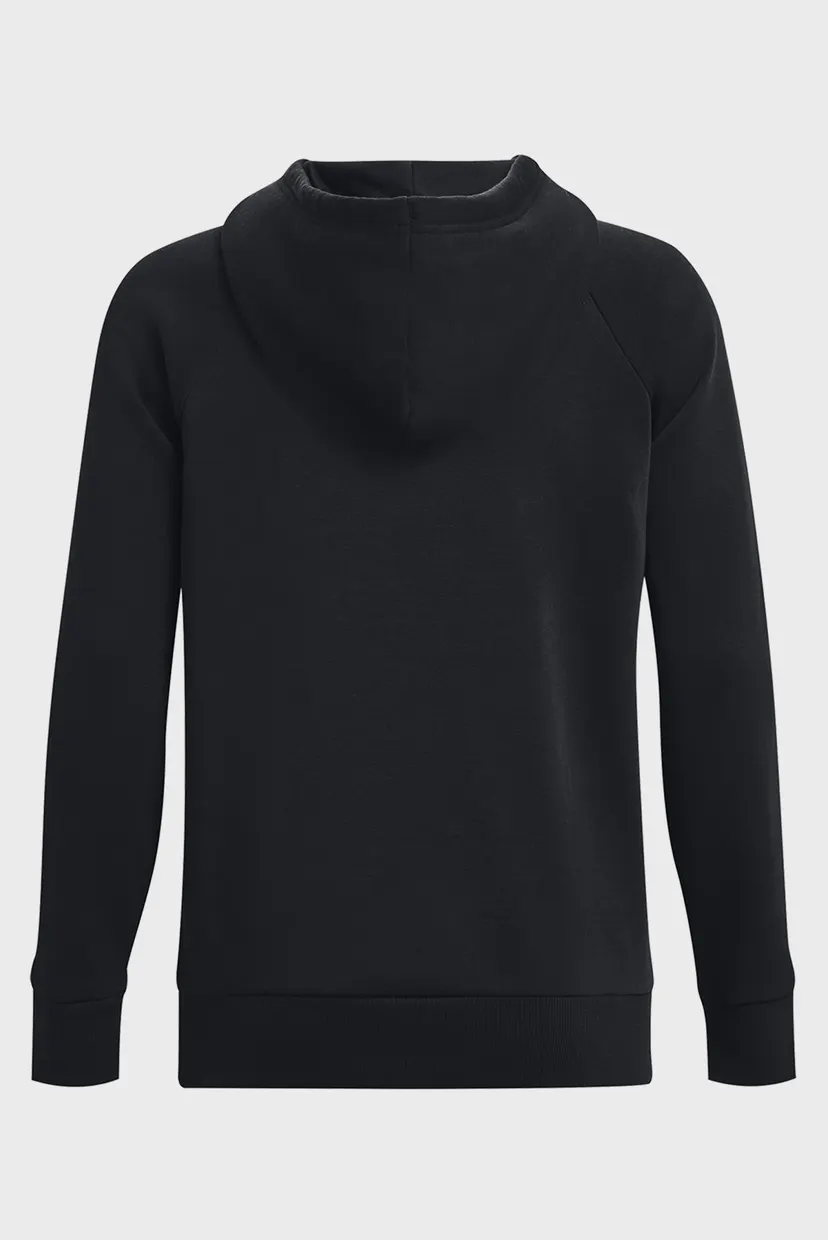 Женское черное худи UA Rival Fleece Big Logo Hdy 6