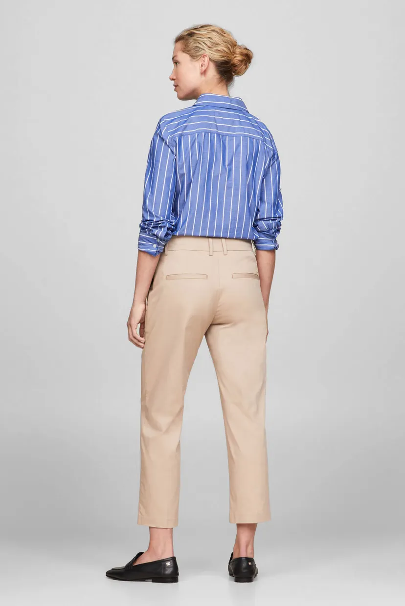 Женские бежевые чиносы SLIM STRAIGHT CO CHINO 3