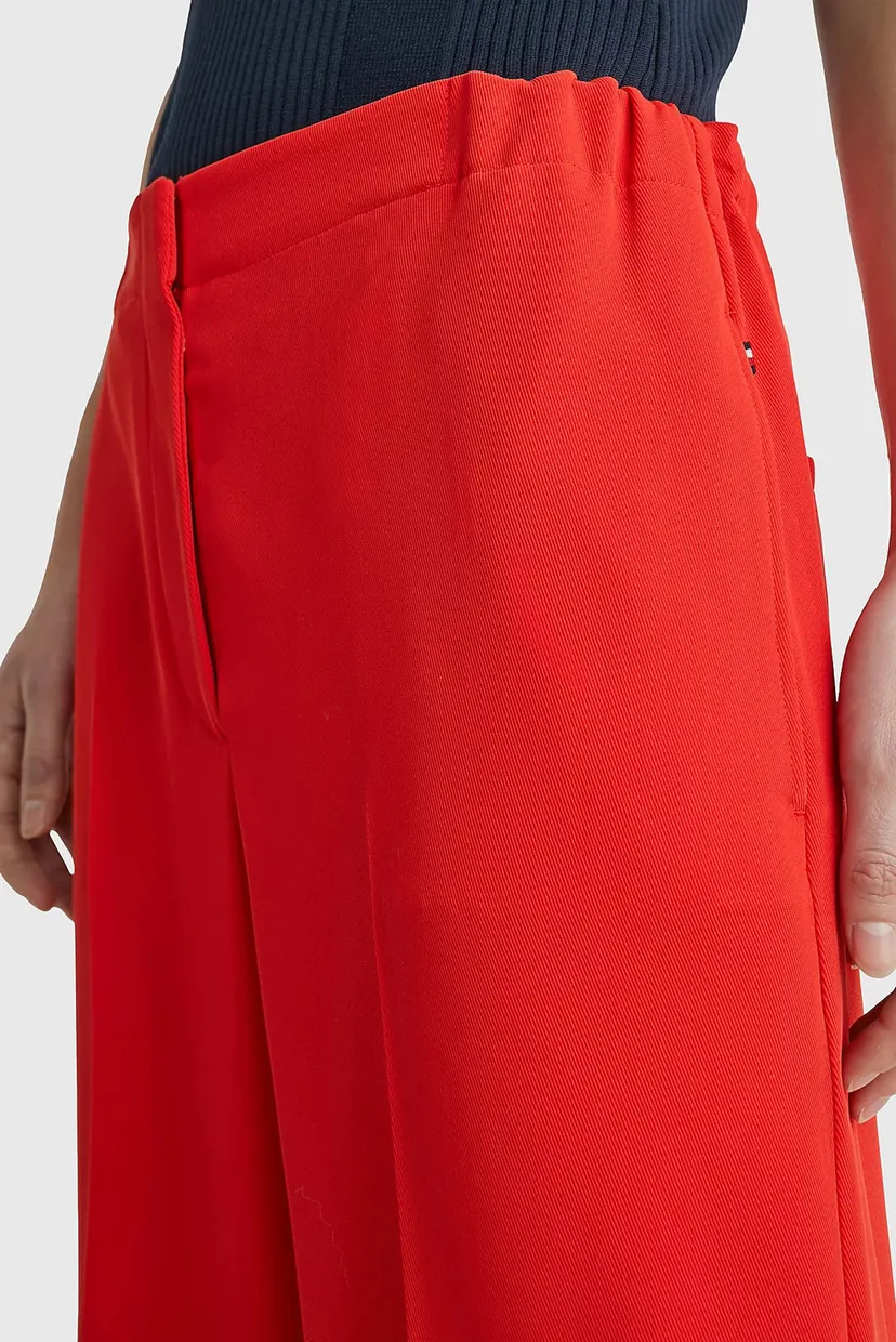Шалбар WIDE LEG FLUID TWILL CROPPED 4