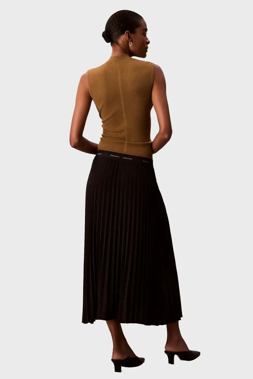 Юбка PLEATED CREPE MIDI SKIRT 4