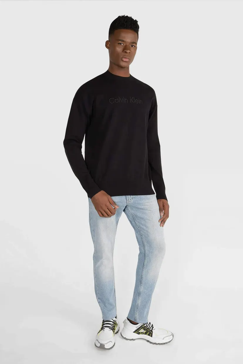 Свитер TENCEL BLEND LOGO SWEATER 4