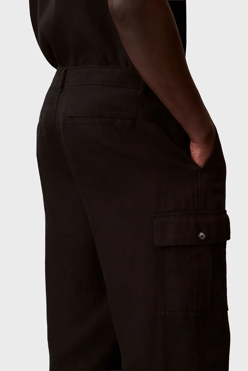 Штаны RELAXED STRAIGHT LINEN CARGO PAN 4