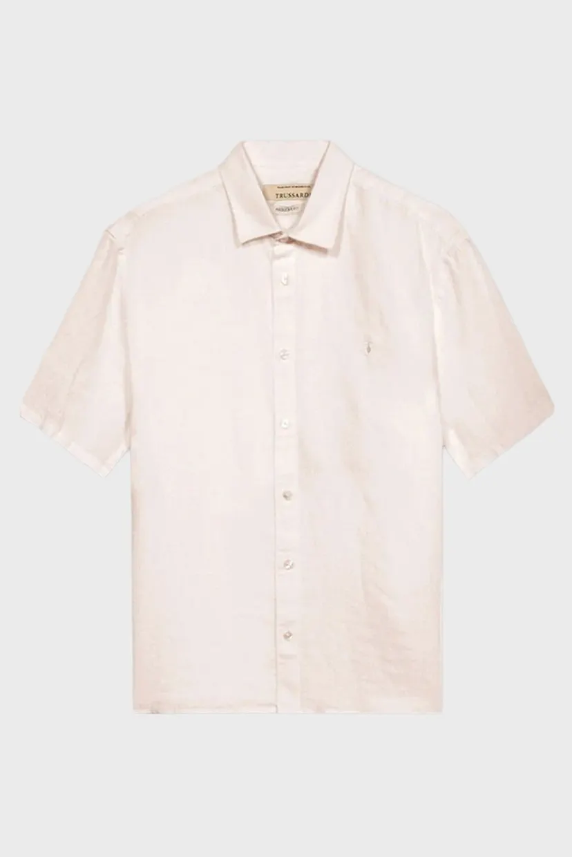 Рубашка с коротким рукавом MS109T19 SHORT SLEEVES SHIRT - LINEN 5