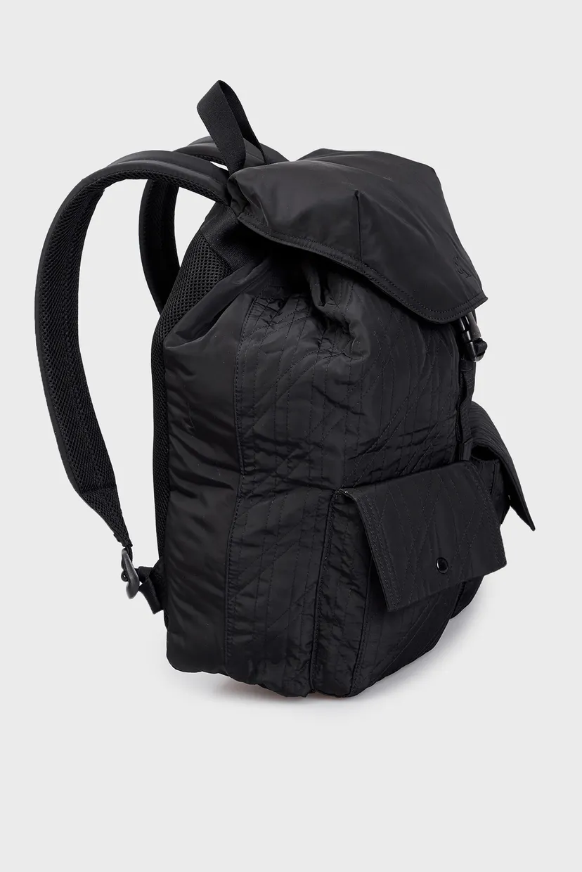 Мужской черный рюкзак QUILTED FLAP 3