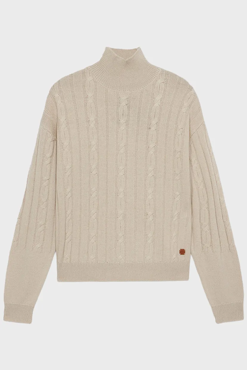 Свитер WK623K13 SLIM FIT CABLES SWATER - WOOL 5