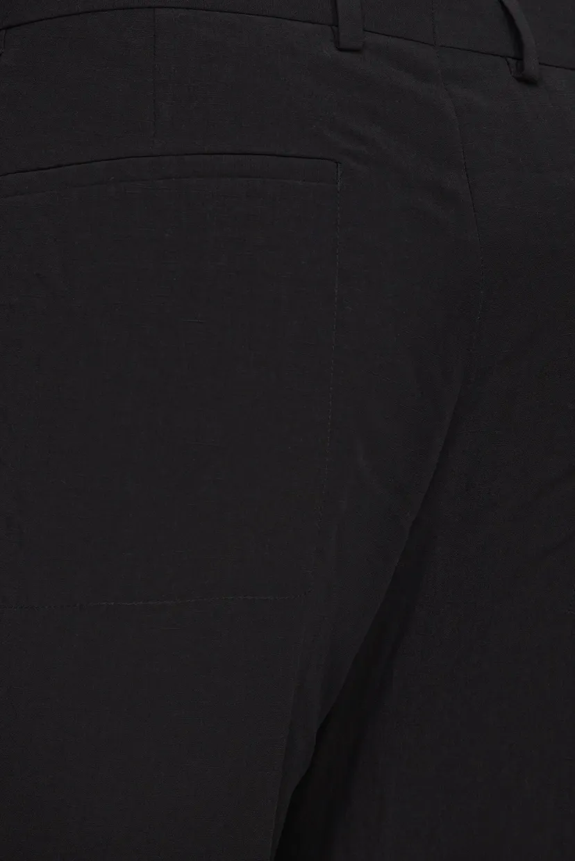 Мужские черные брюки STRAIGHT PANTS 3