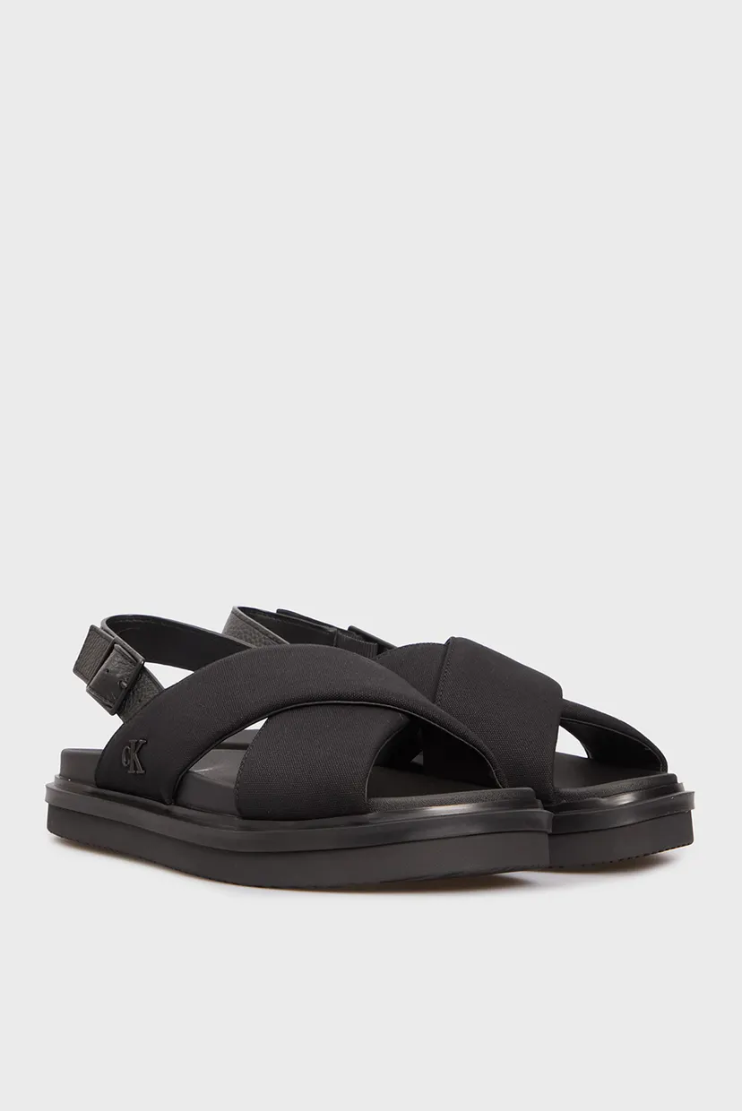 Мужские черные сандалии FLAT MOLDED CRXS SLING SANDAL CV 3