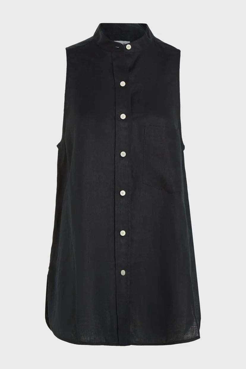 Топ LINEN SLEEVELESS TOP 4