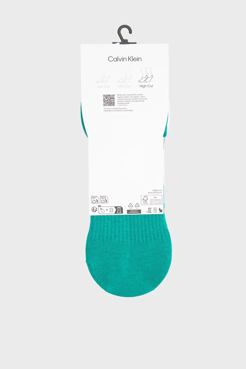 Следы CK MEN FOOTIE HC 2P LOGO STRIP 3