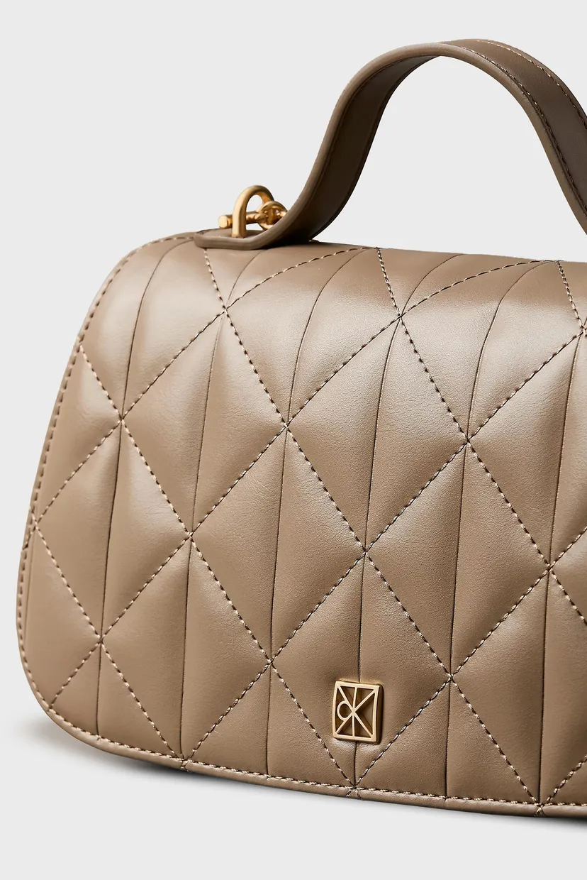 Сумка QUILTED TOP HANDLE BAG 5