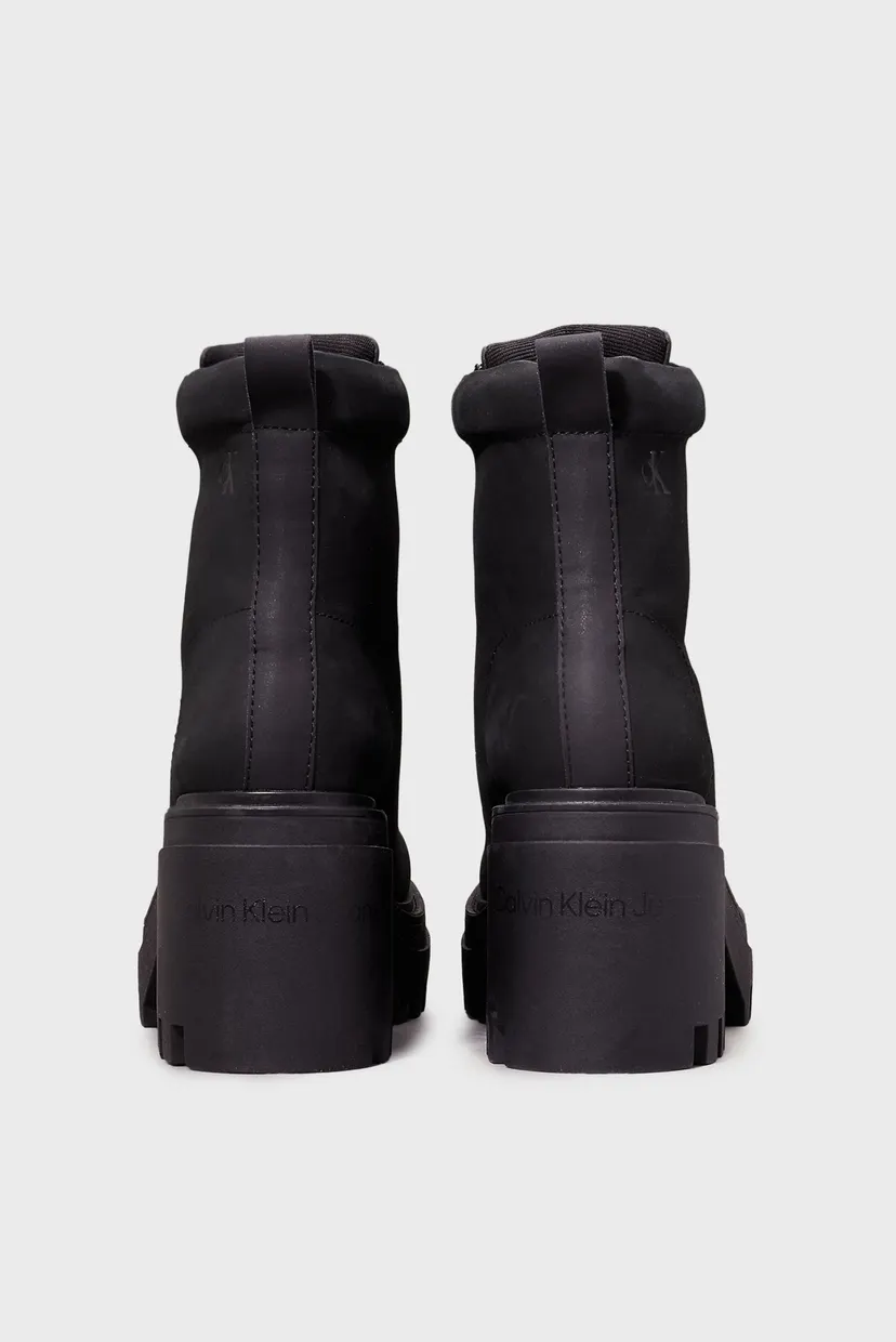 Ботильоны CHUNKY HEELED ZIP BOOT LTH 4
