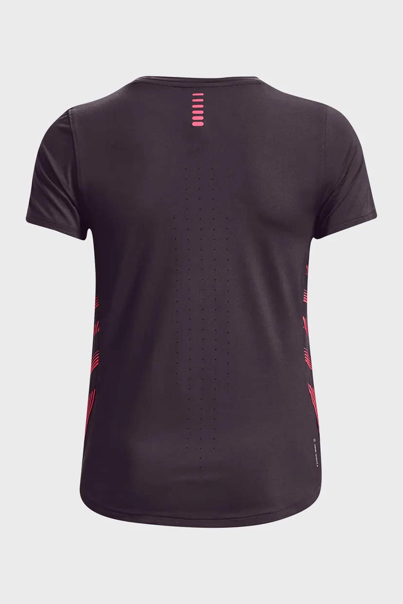 Женская фиолетовая футболка UA Iso-Chill Laser Tee II 16