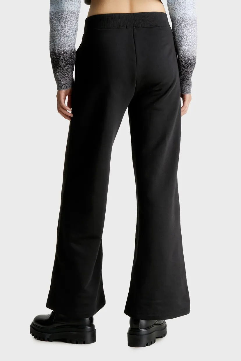 Женские черные спортивные брюки CK EMBRO BADGE KNIT PANT 4