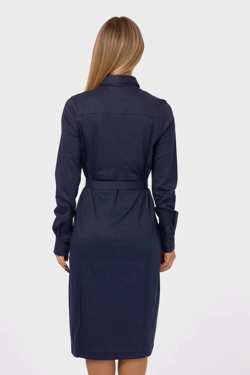 Платье MERCERIZED COTTON SHIRT DRESS 3