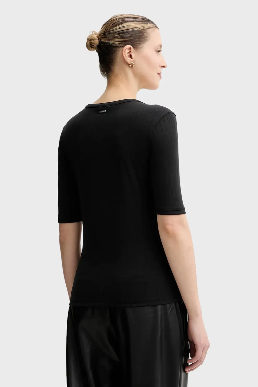 Футболка SS SCOOP NK DRAPY RIB TOP 3