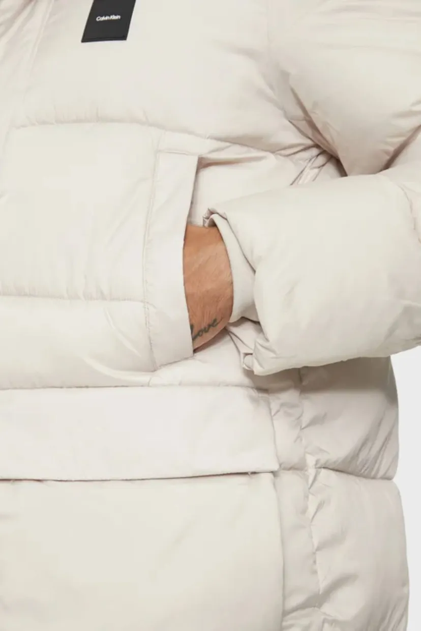 Куртка зимняя LONG HOODED QUILT PUFFER MW 4