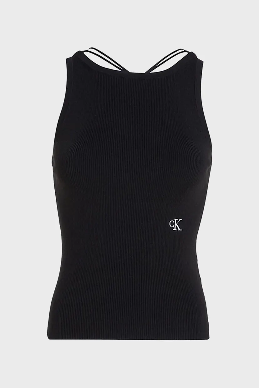 Топ TIE DETAIL SWEATER TANK 6