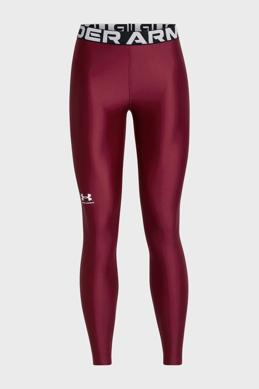 Женские бордовые тайтсы UA HG Authentics Legging 4
