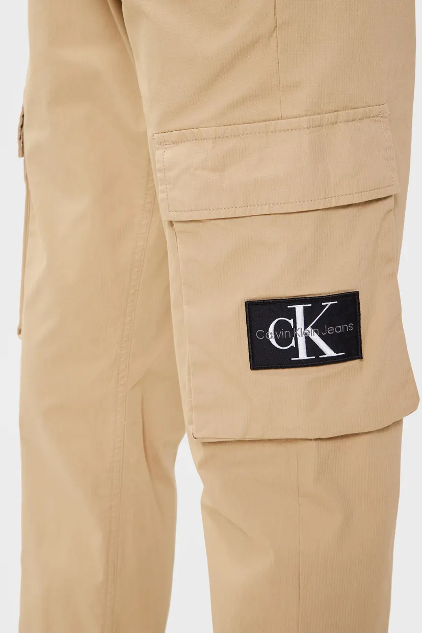Мужские бежевые карго SKINNY WASHED CARGO 3