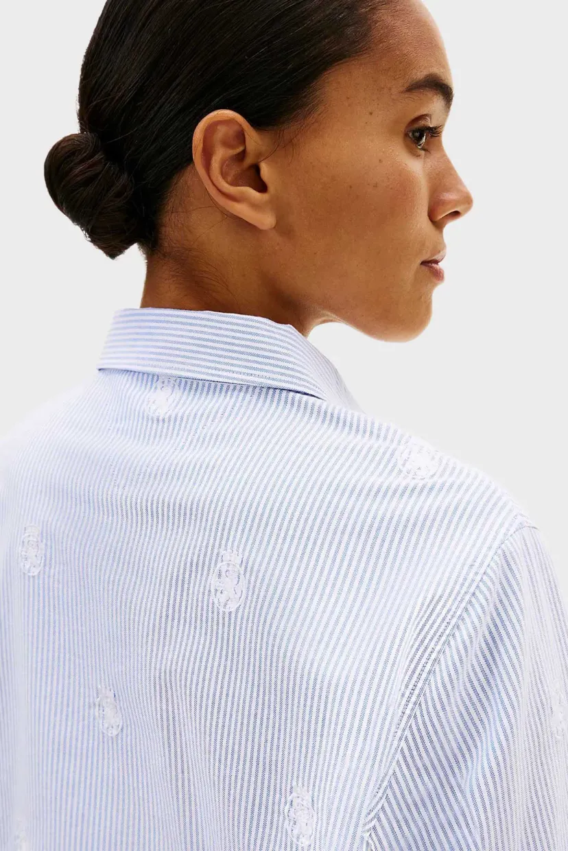 Рубашка OXFORD AOP RELAXED SHIRT 4