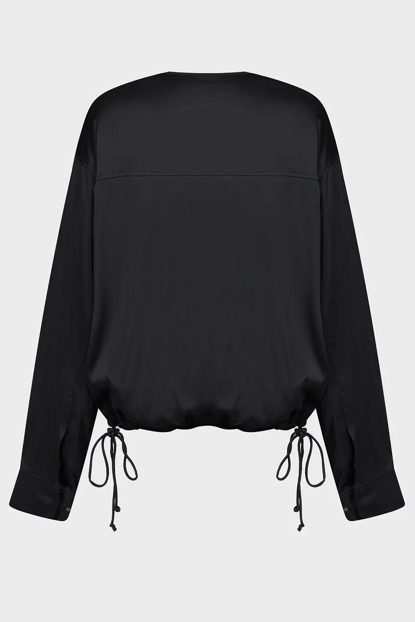 Женская черная ветровка SATEEN 9
