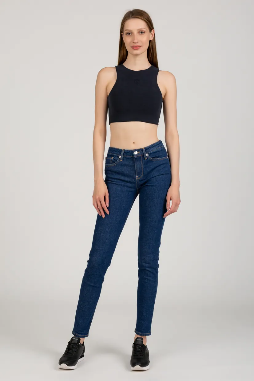 Топ SKINNY SUEDED MODAL BRA 5