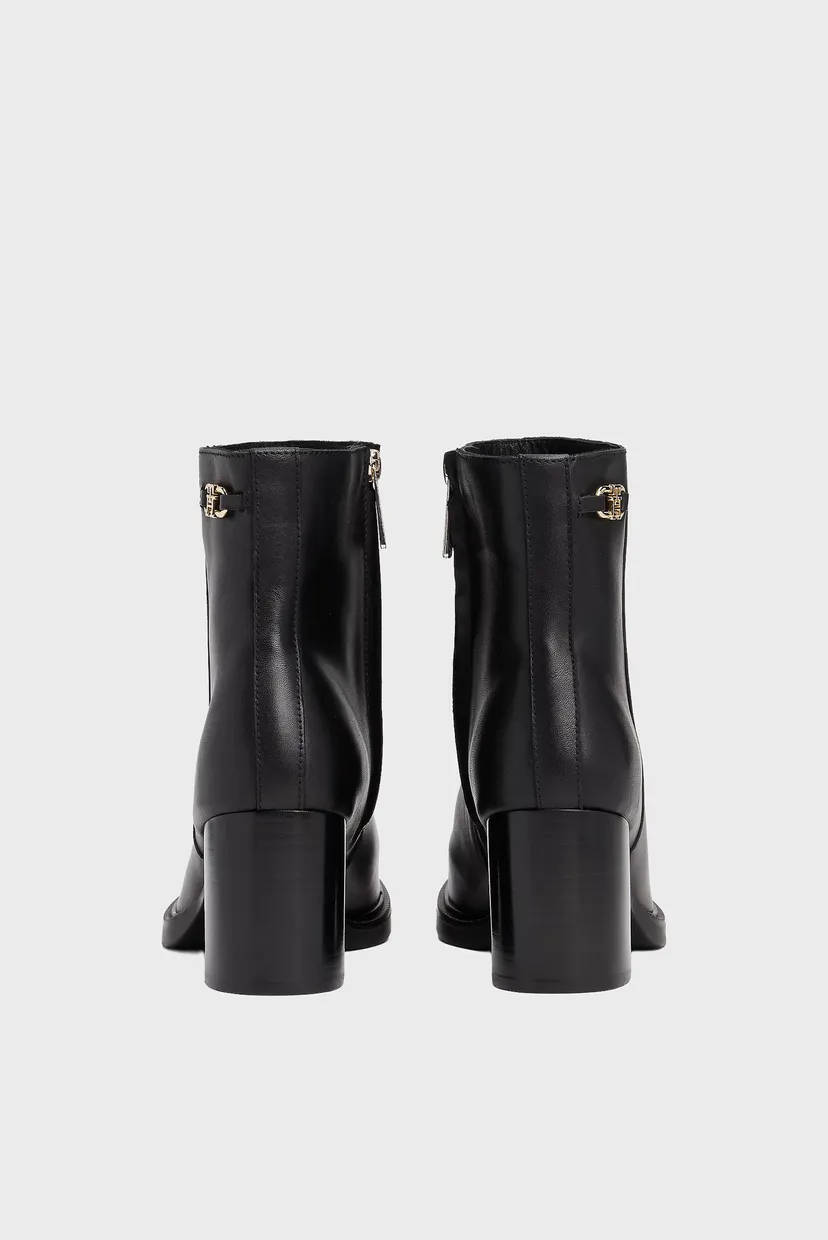 Ботильоны STACKED HEEL LEATHER ANKLE BOOT 4