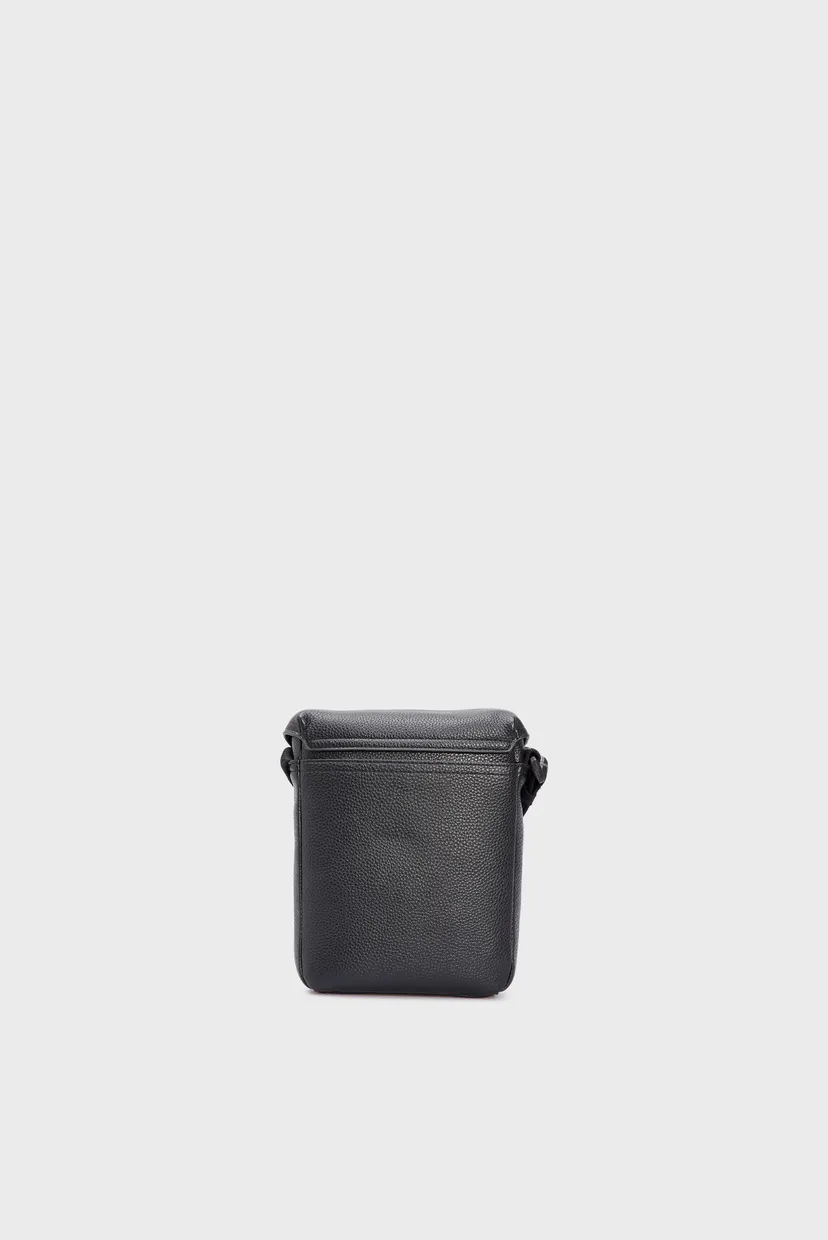Мужская черная сумка ULTRALIGHT REPORTER17 W FLAP PU 4