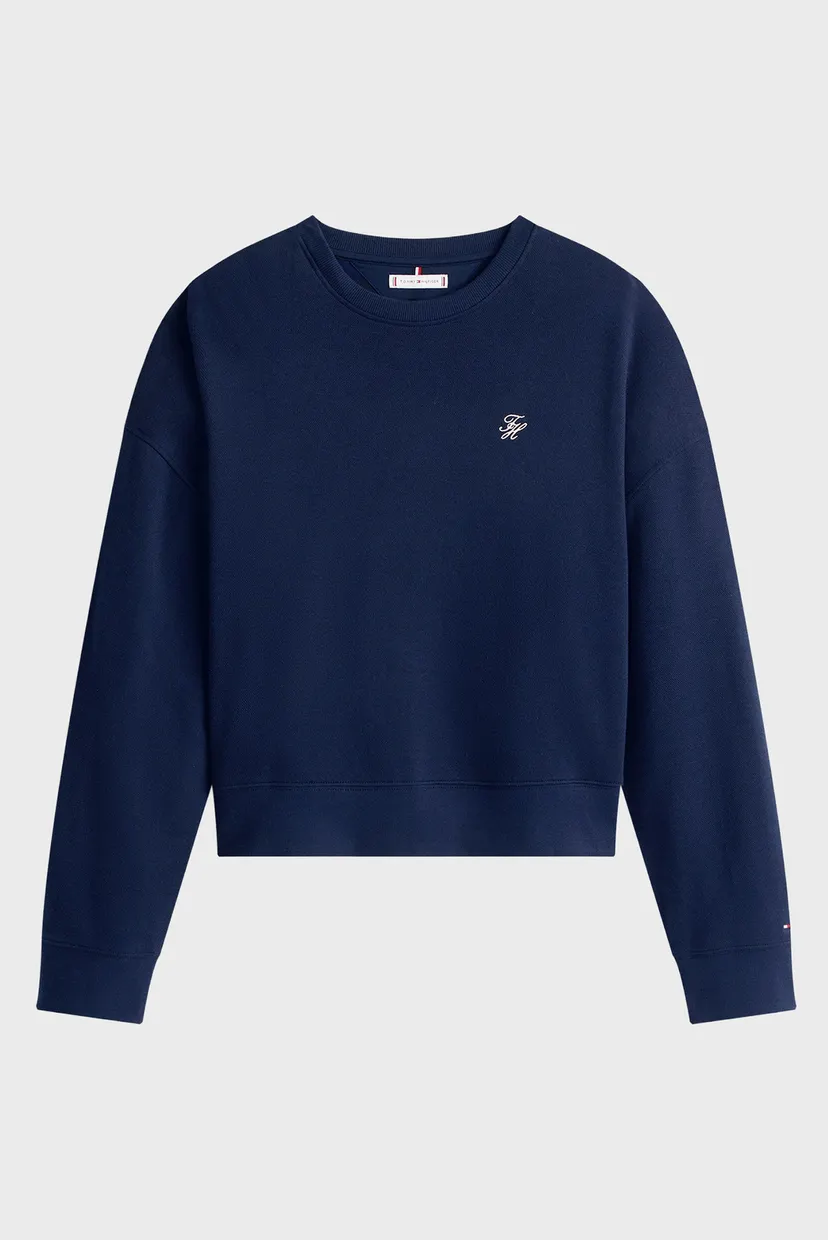 Свитшот TH SCRIPT PIQUE SWEATSHIRT 5