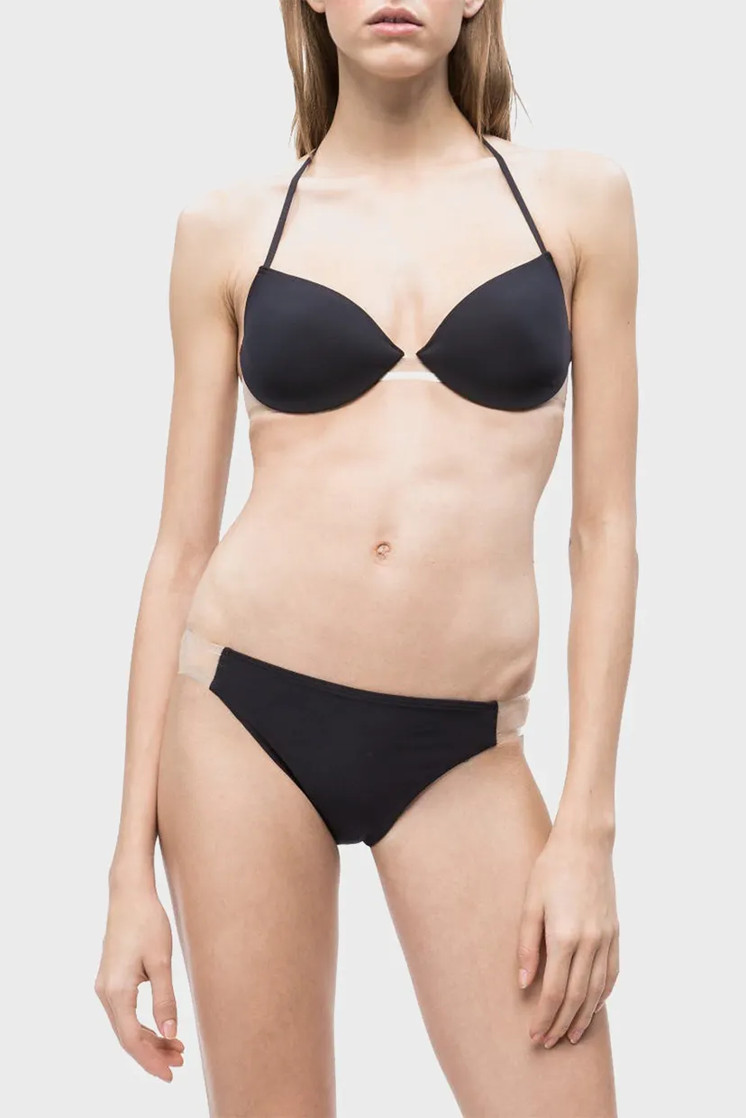 Женские черные трусики от купальника BIKINI 7
