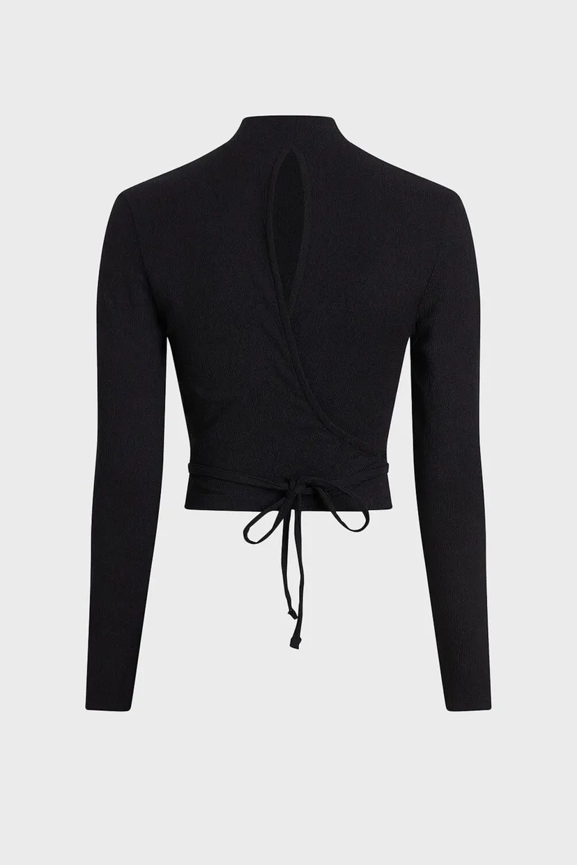 Лонгслив BACK SPLIT WRAP LS TOP 4
