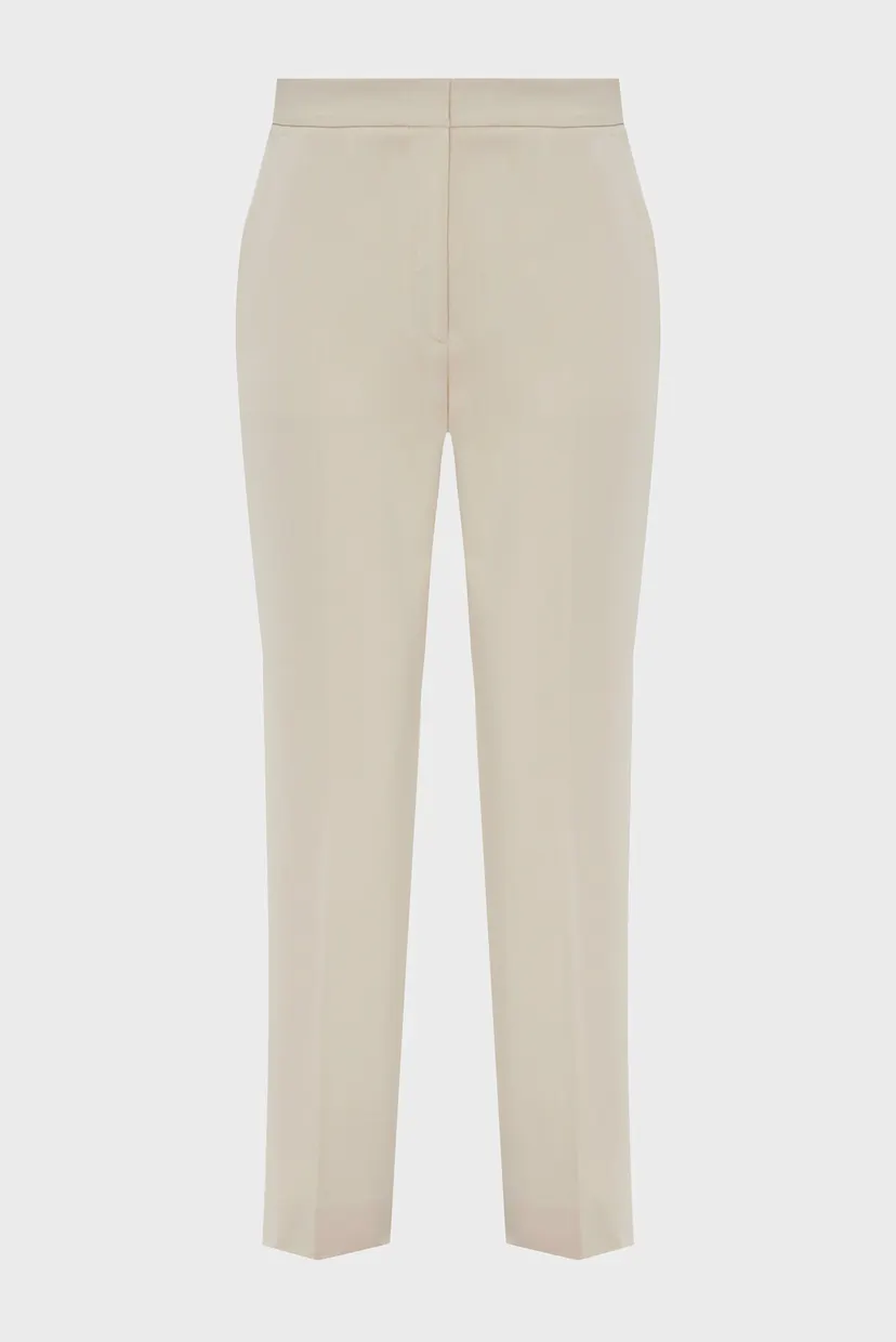 Женские бежевые брюки COTTON STRETCH SLIM 6
