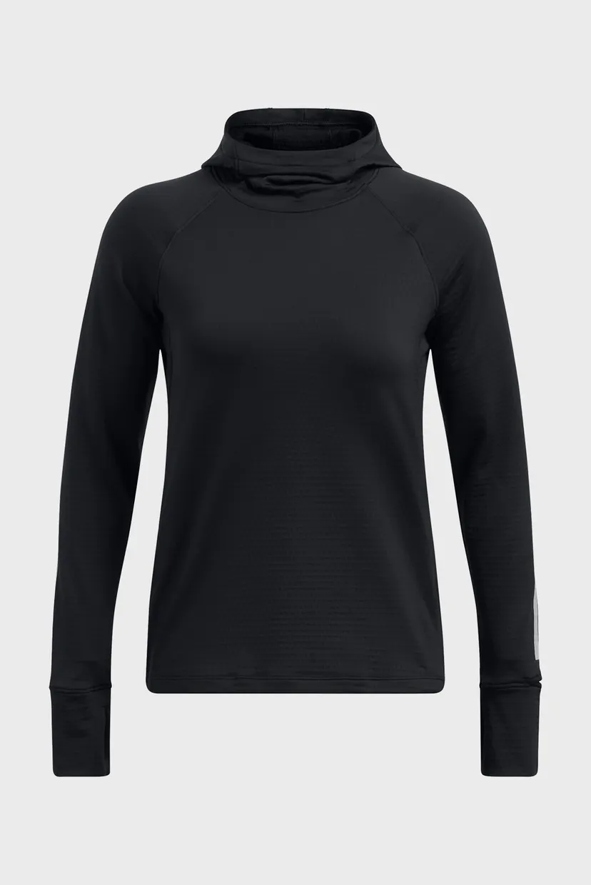 Женское черное худи UA LE CW Balaclava Hoodie 5