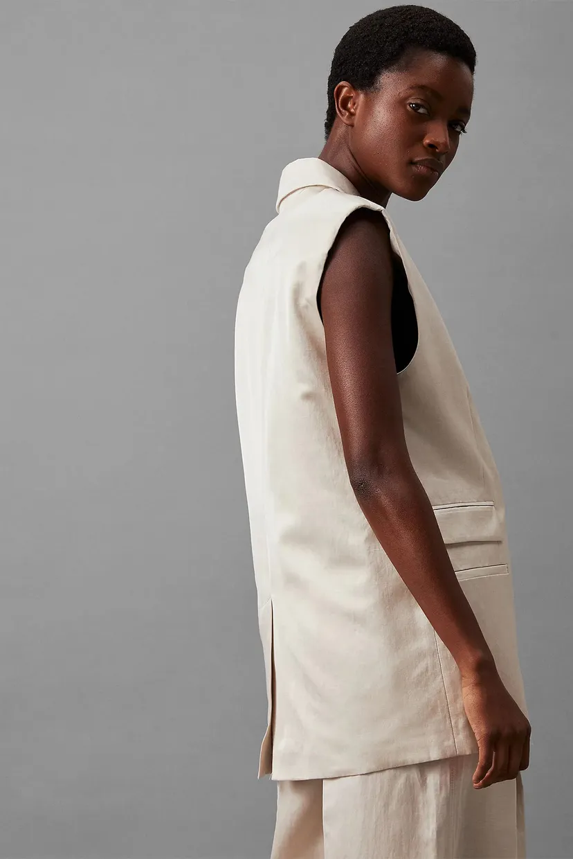 Жилет SHINY VISCOSE TAILORED VEST 3