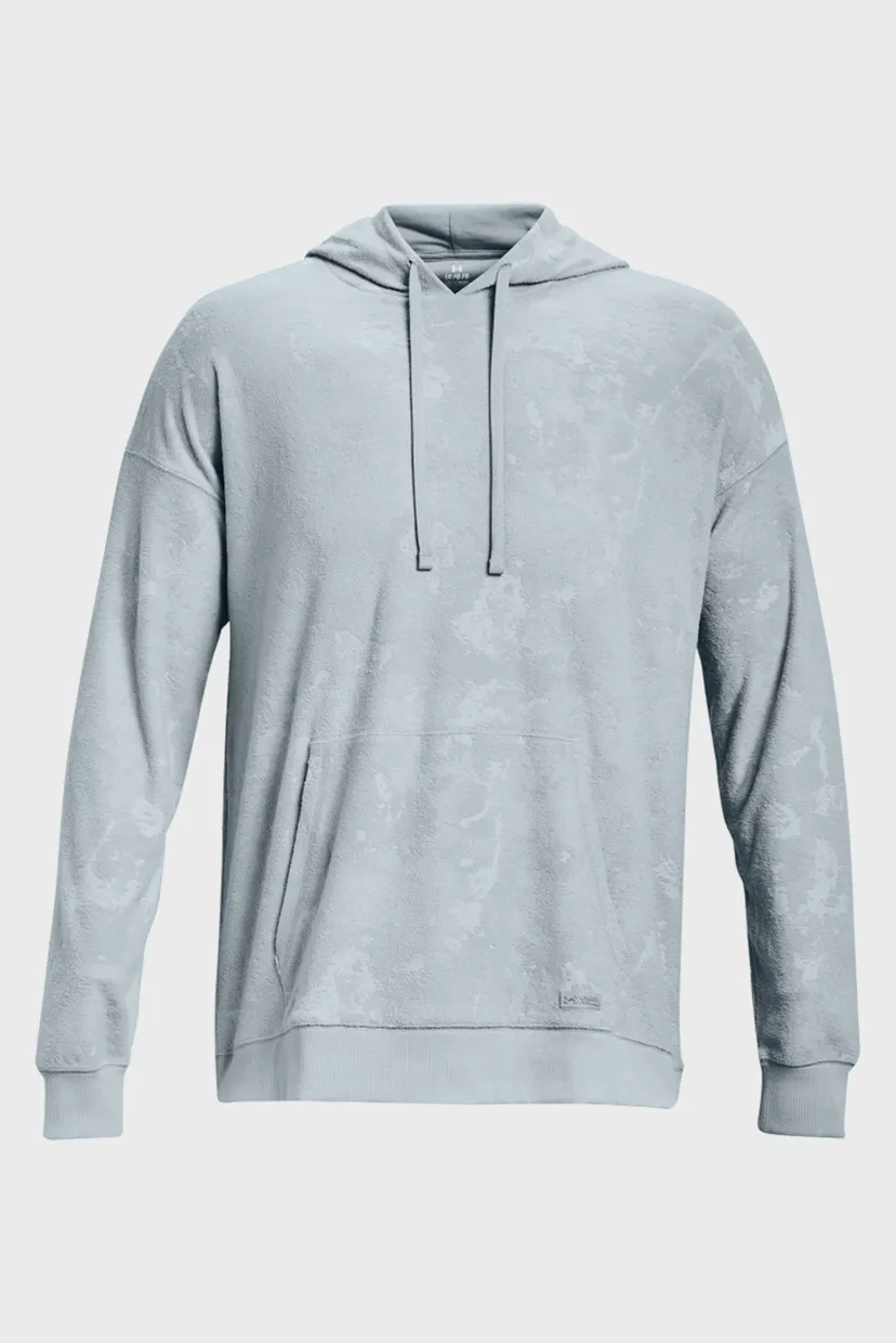 Мужское серое худи UA Journey Terry Hoodie 5