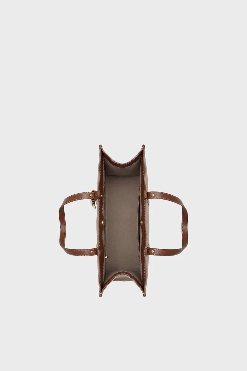 Сумка WBB10M02 ELBA TOTE LG - CANVAS+LEATHER 4