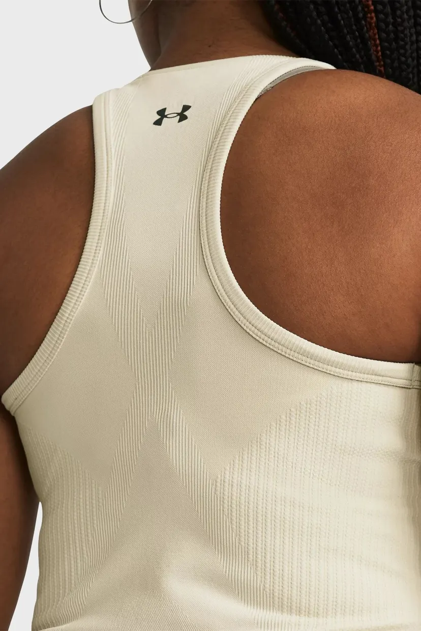 Женский бежевый топ Vanish Elite Seamless Tank 4