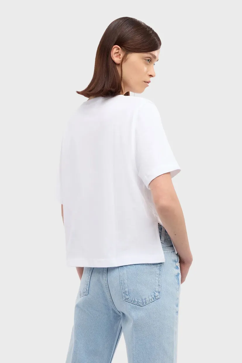 Футболка WTS13J08 BOXY FIT T-SHIRT WITH SIDE SLIT VINTAGE PRINT 3