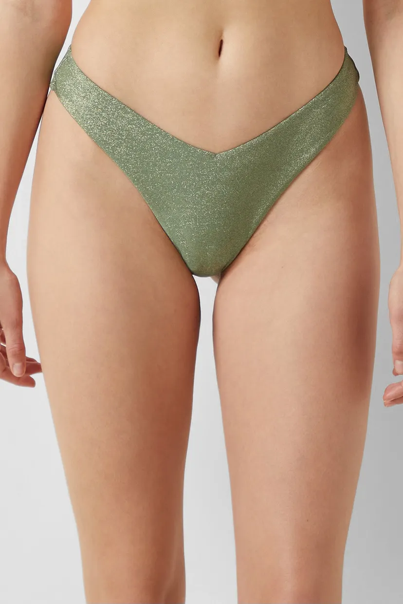 Купальник низ GLITZ - BRESILIEN HIHG LEG - KAKI OLIVE 3