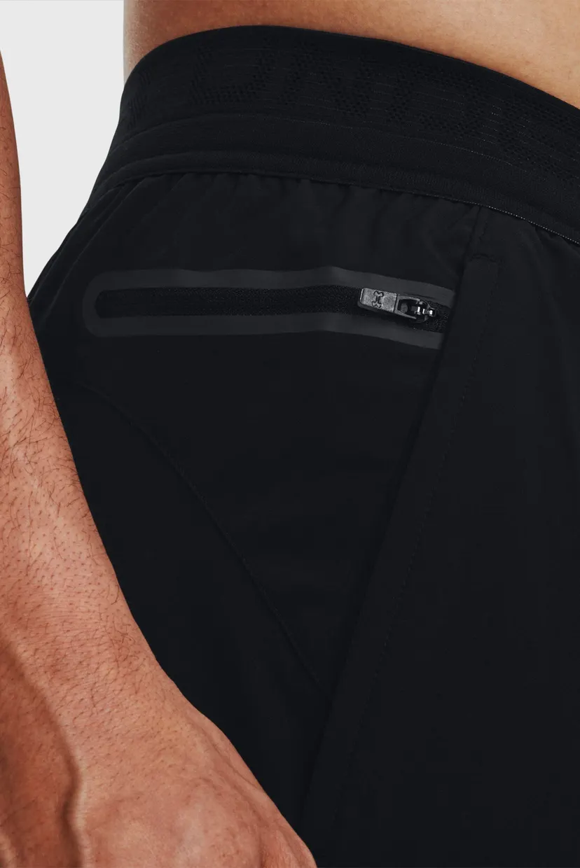 Мужские черные шорты UA Peak Woven 2in1 Sts 3