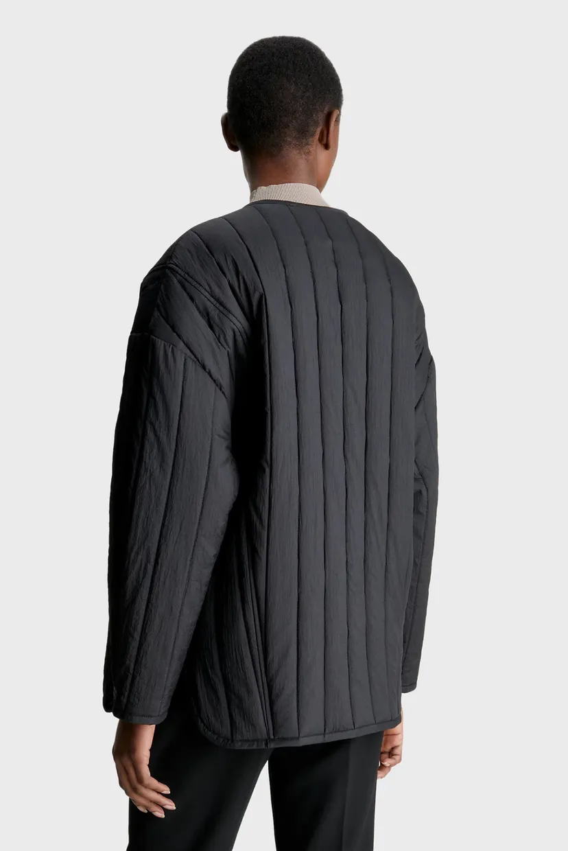 Женская черная куртка LW VERTICAL QUILT JACKET 3