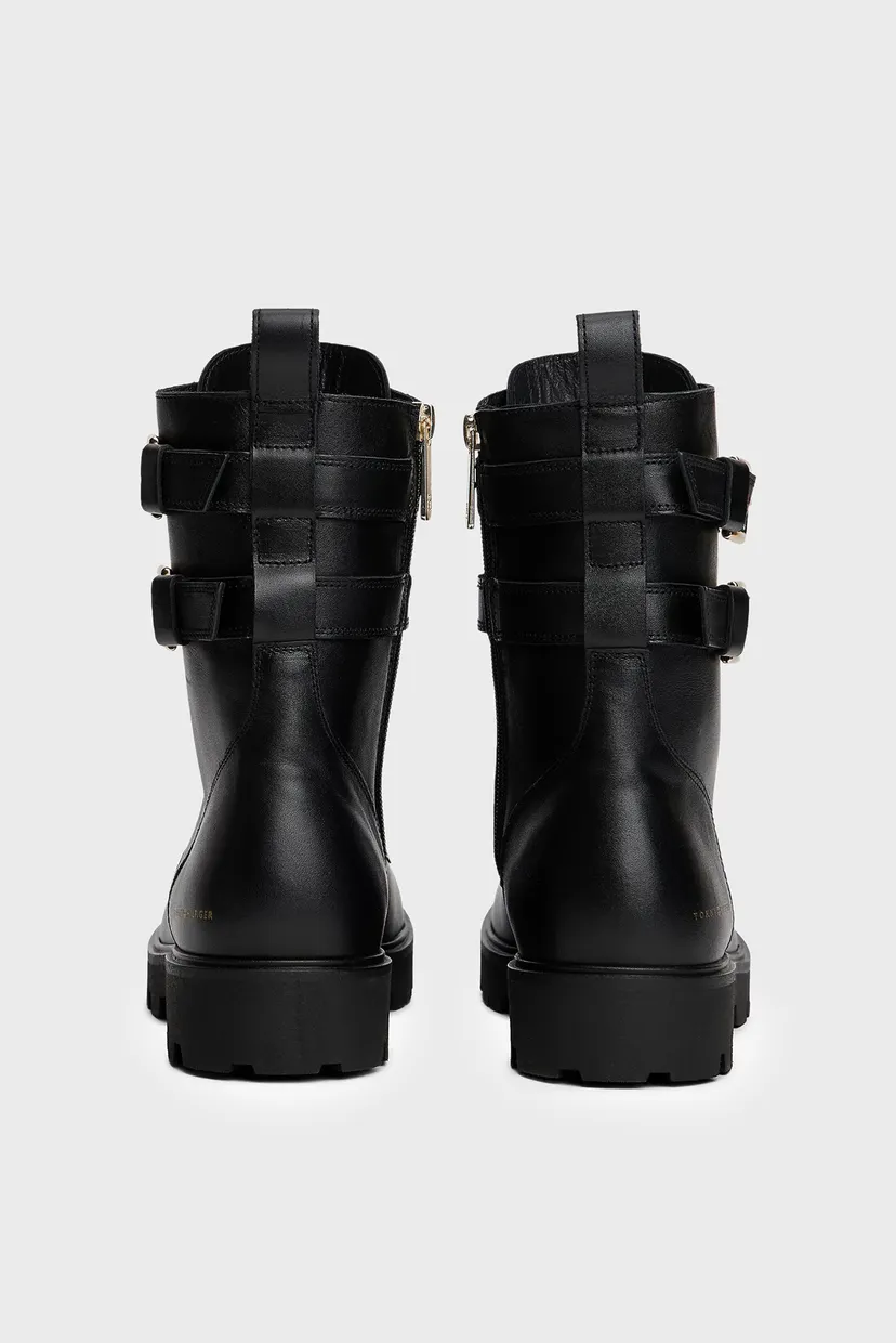 Ботинки TOMMY HILFIGER LTHR BIKER LACEUP 5
